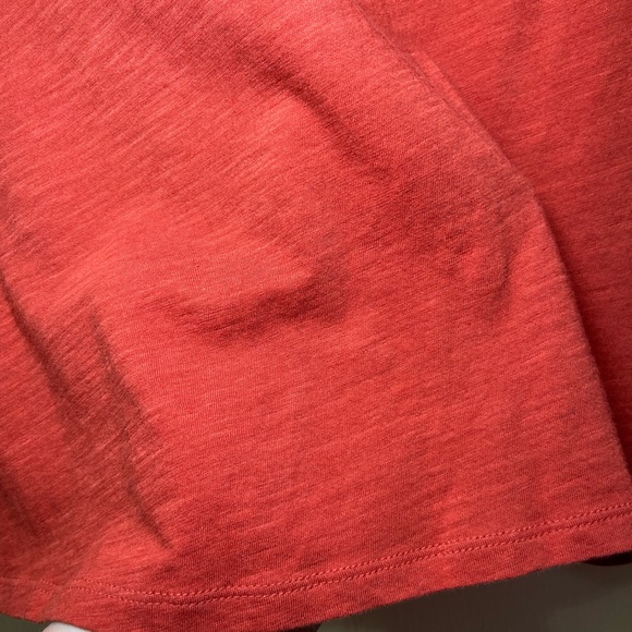 Y2K Victoria’s Secret Pink Women's V-Neck Burnt Orange Short SleeveT-Shirt - Picture 7 of 9